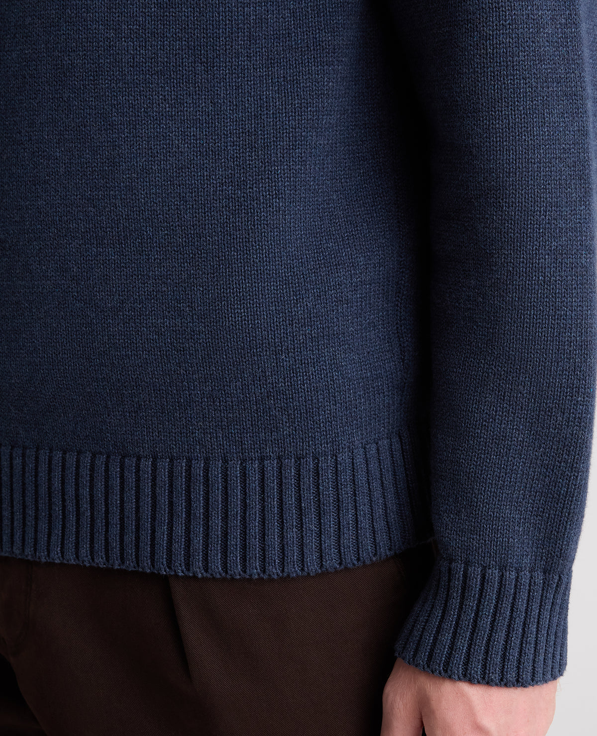 V-Neck Collar Sweatshirt