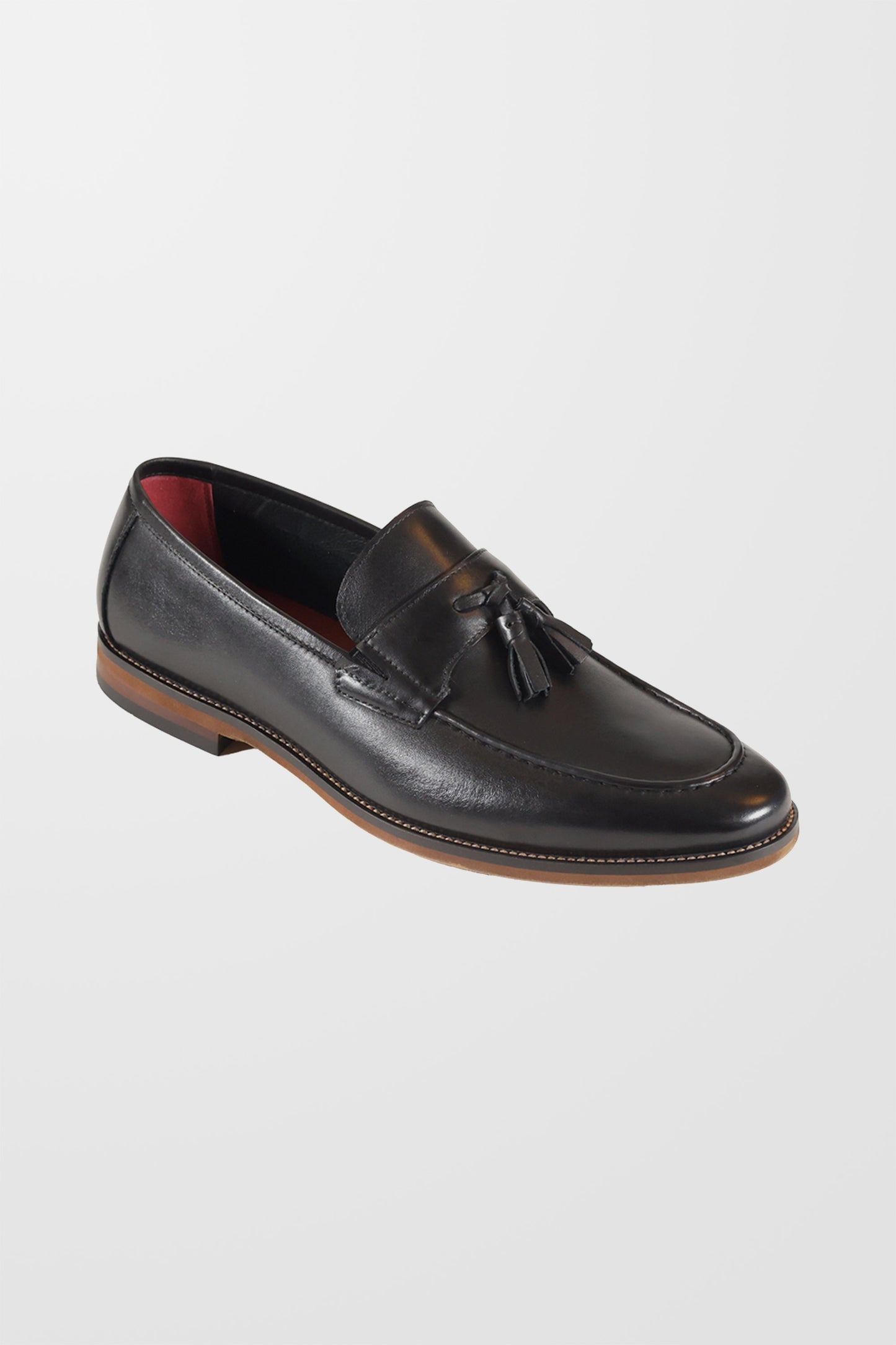 Parma Dress Tassel Loafer (in Black)