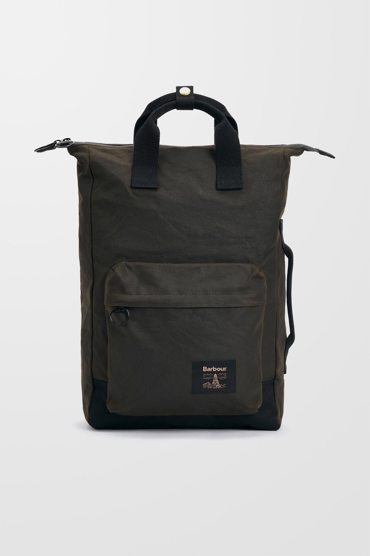Field Waxed Backpack (in Olive/Black)