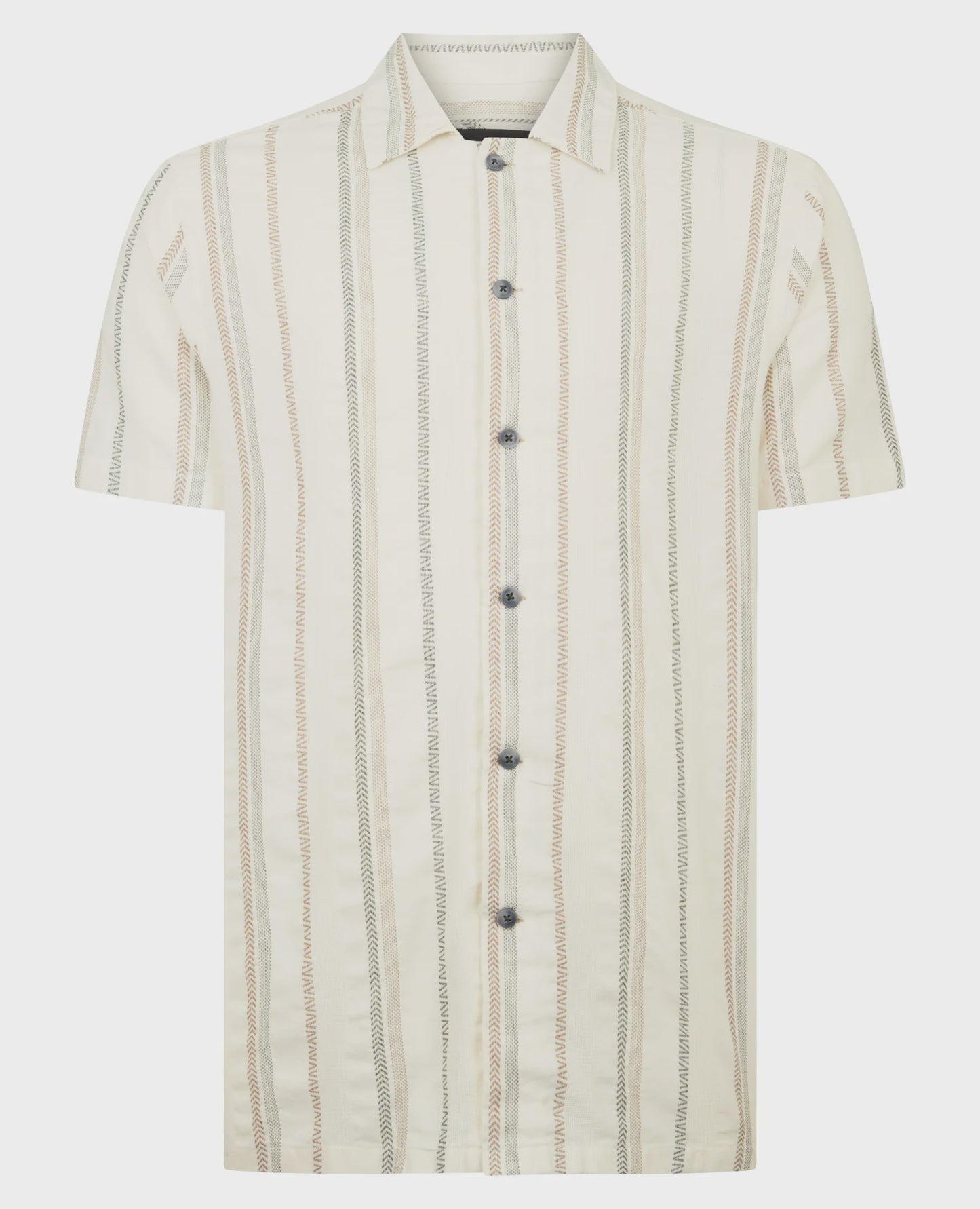 Paolo Tapered Fit Cotton Cotton Short Sleeve Shirt