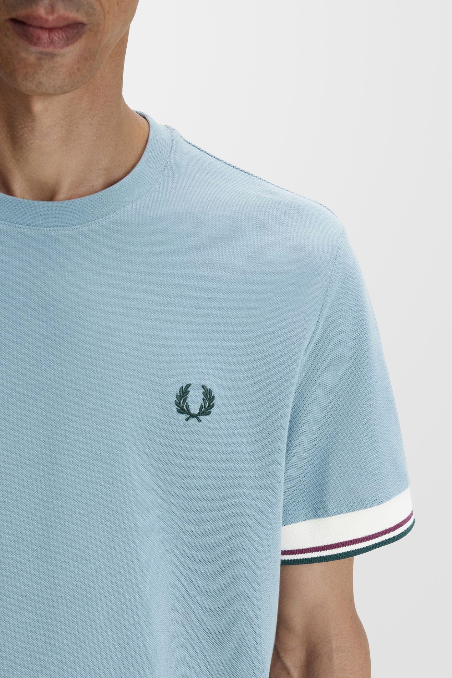 Twin Tipped Cuff T-Shirt (Stockport Blue)