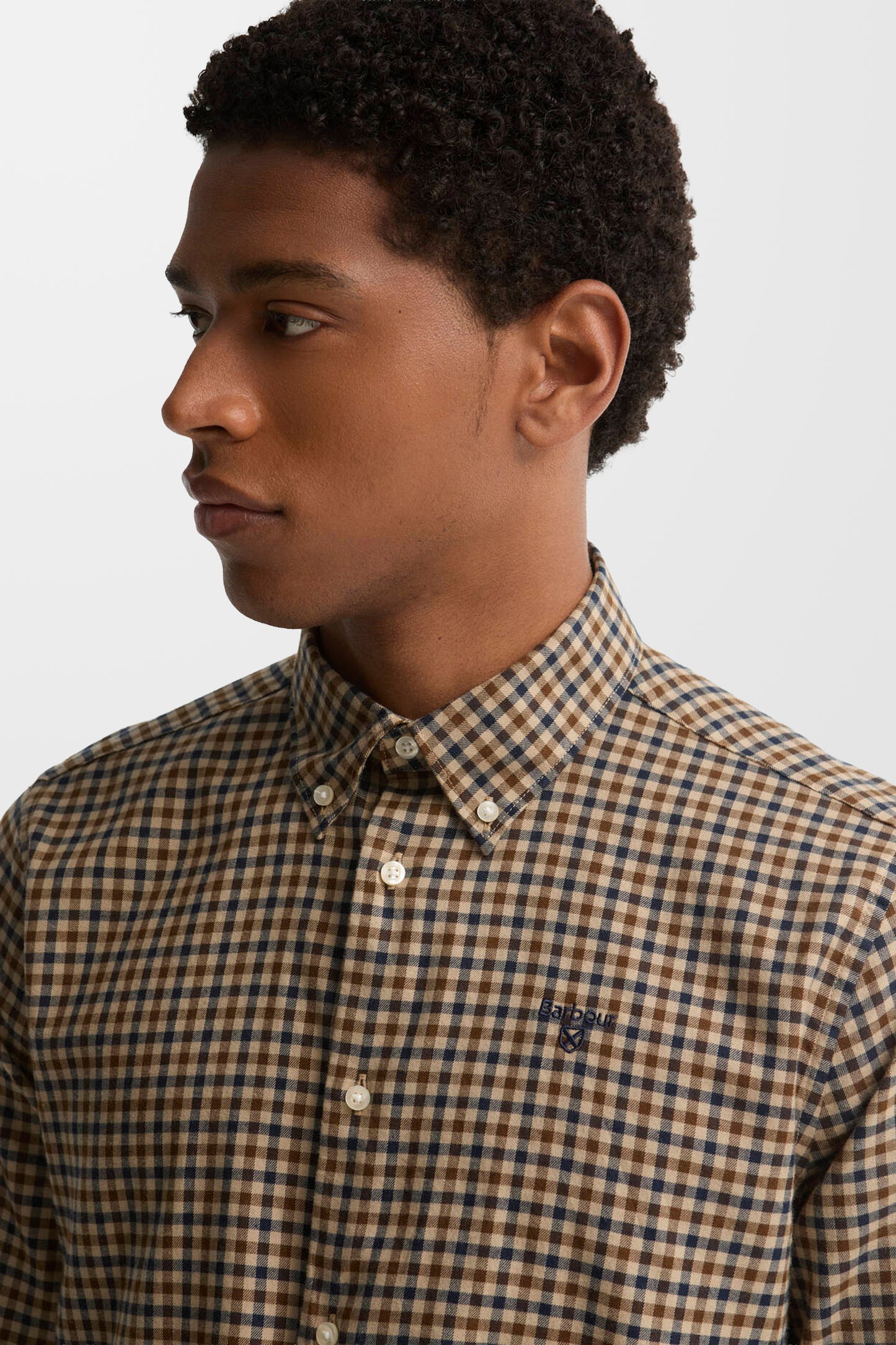 Finkle Tailored Long-Sleeve Shirt ( In Dark Sand )