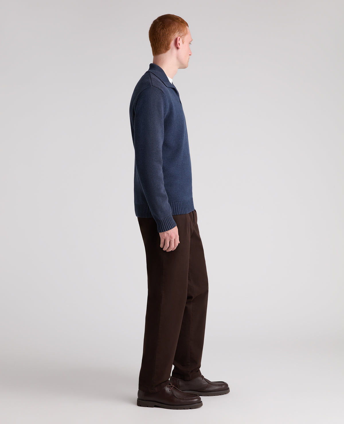 V-Neck Collar Sweatshirt
