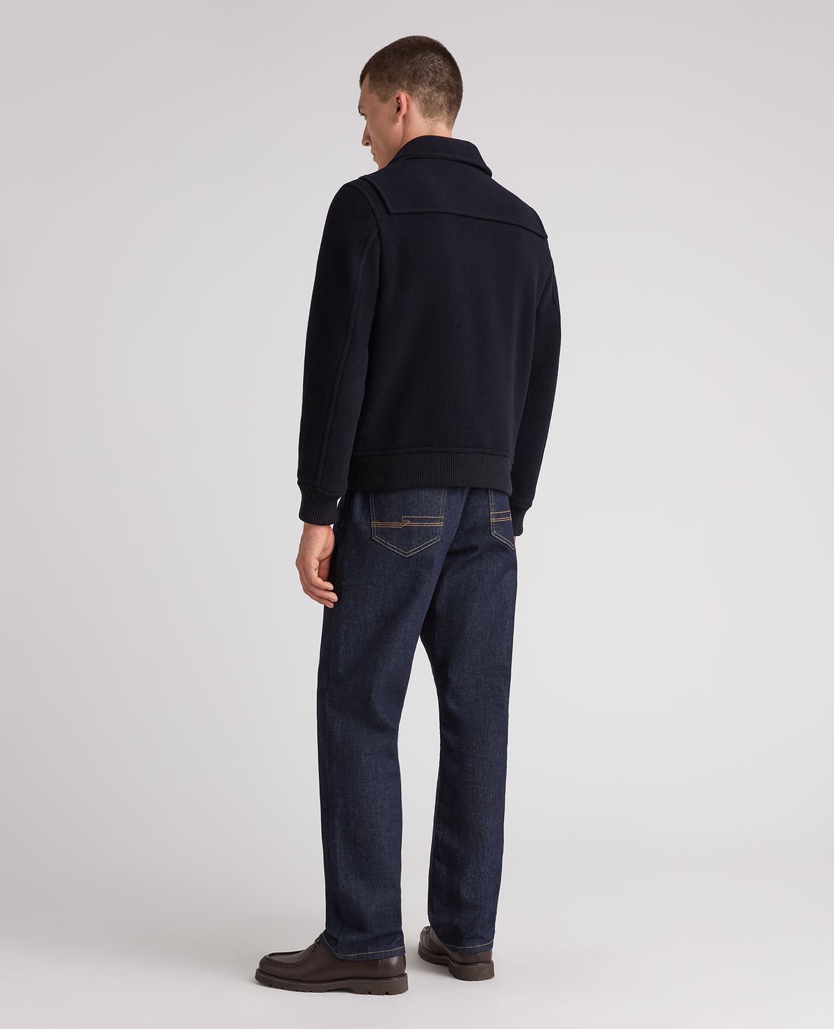 Tyler Bomber Tailored Coat (Navy)