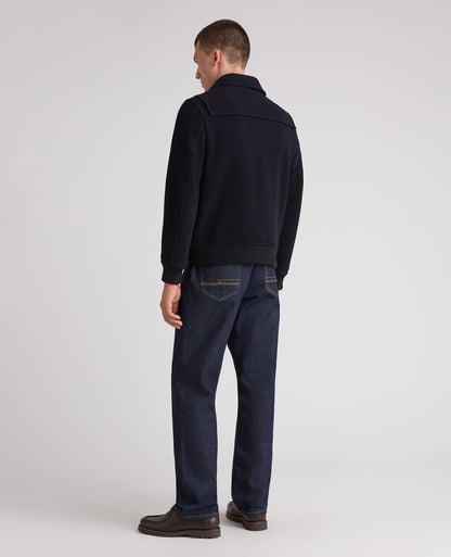 Tyler Bomber Tailored Coat (Navy)