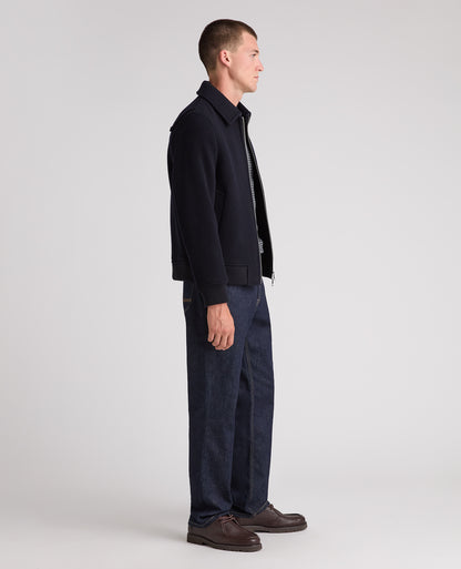 Tyler Bomber Tailored Coat (Navy)