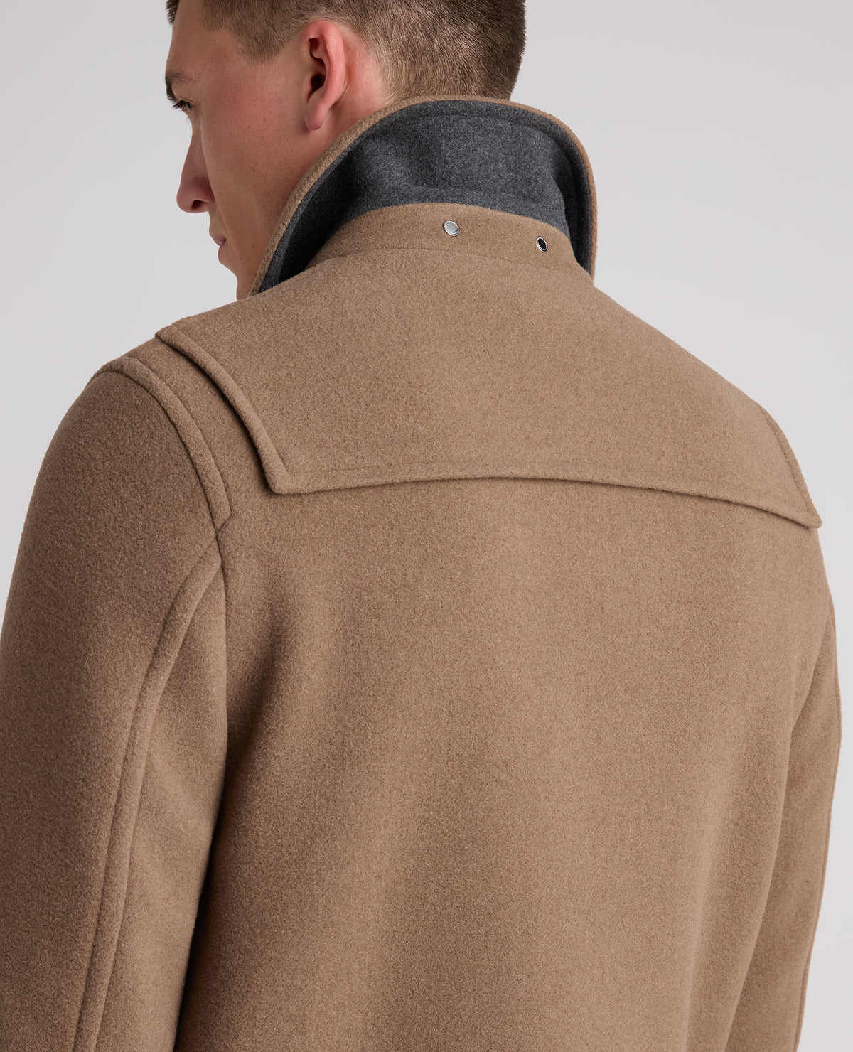 Tyler Bomber Tailored Coat (Taupe)