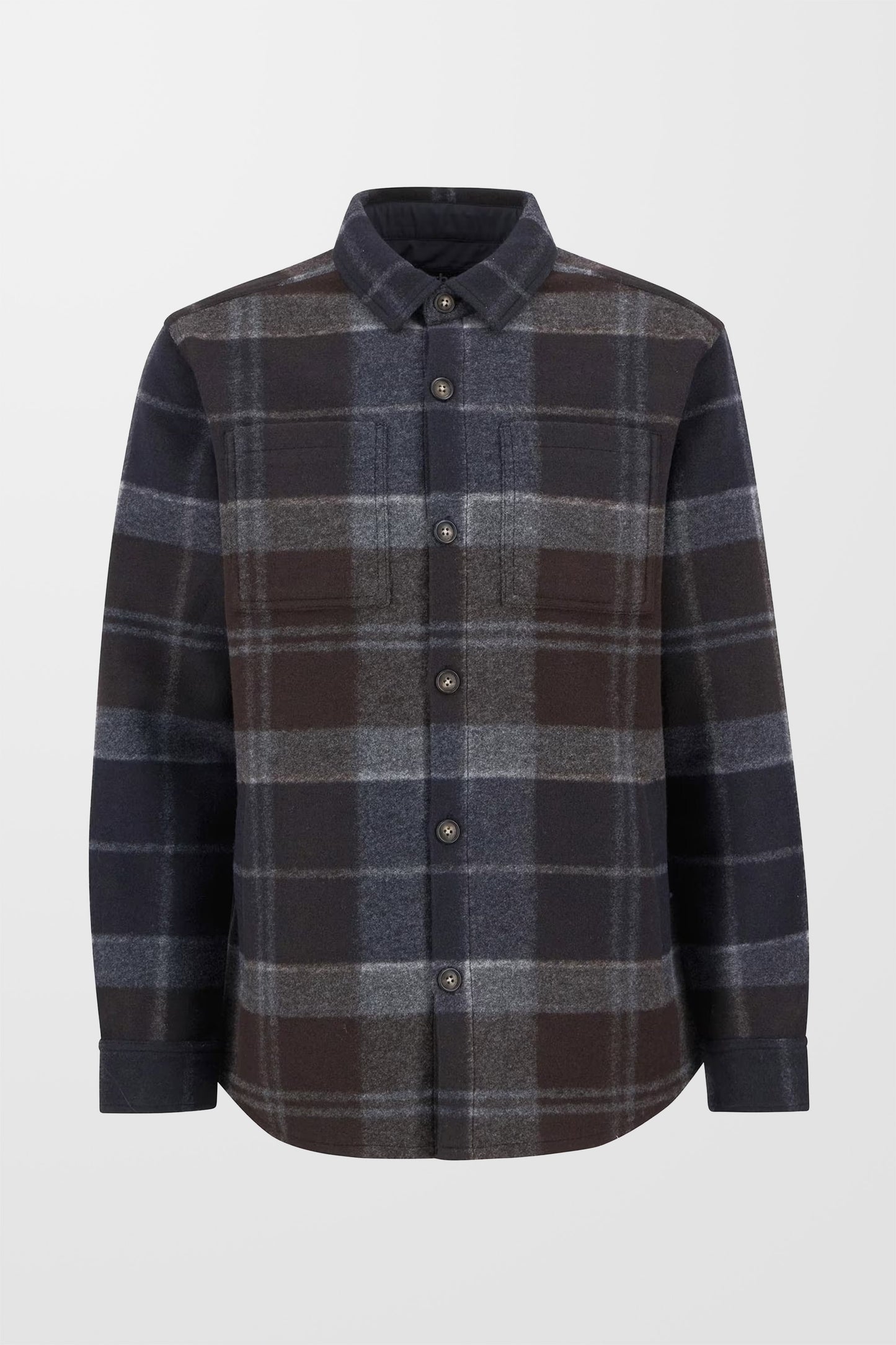 Chapter Tailored Check Overshirt (in Oak Tartan)