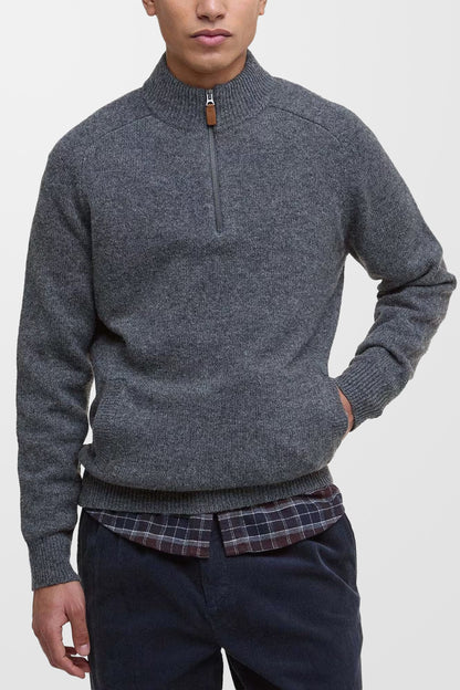 Talder Half Zip Wool Jumper