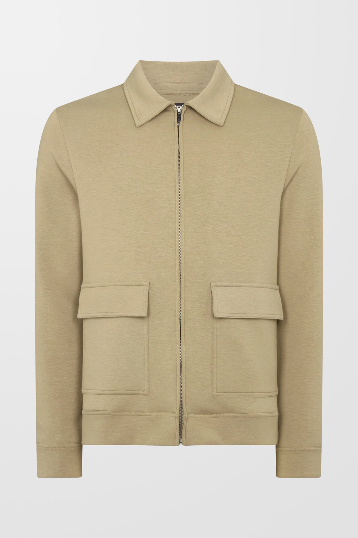 Bamboo Blend Overshirt (Stone)