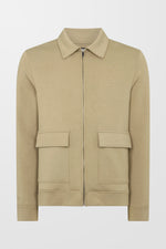 Bamboo Blend Overshirt (Stone)