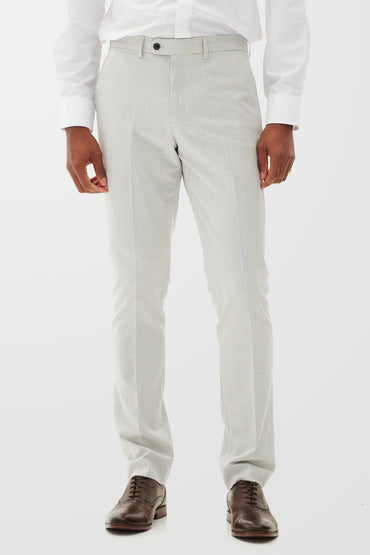 Bromley Stone Check Trousers