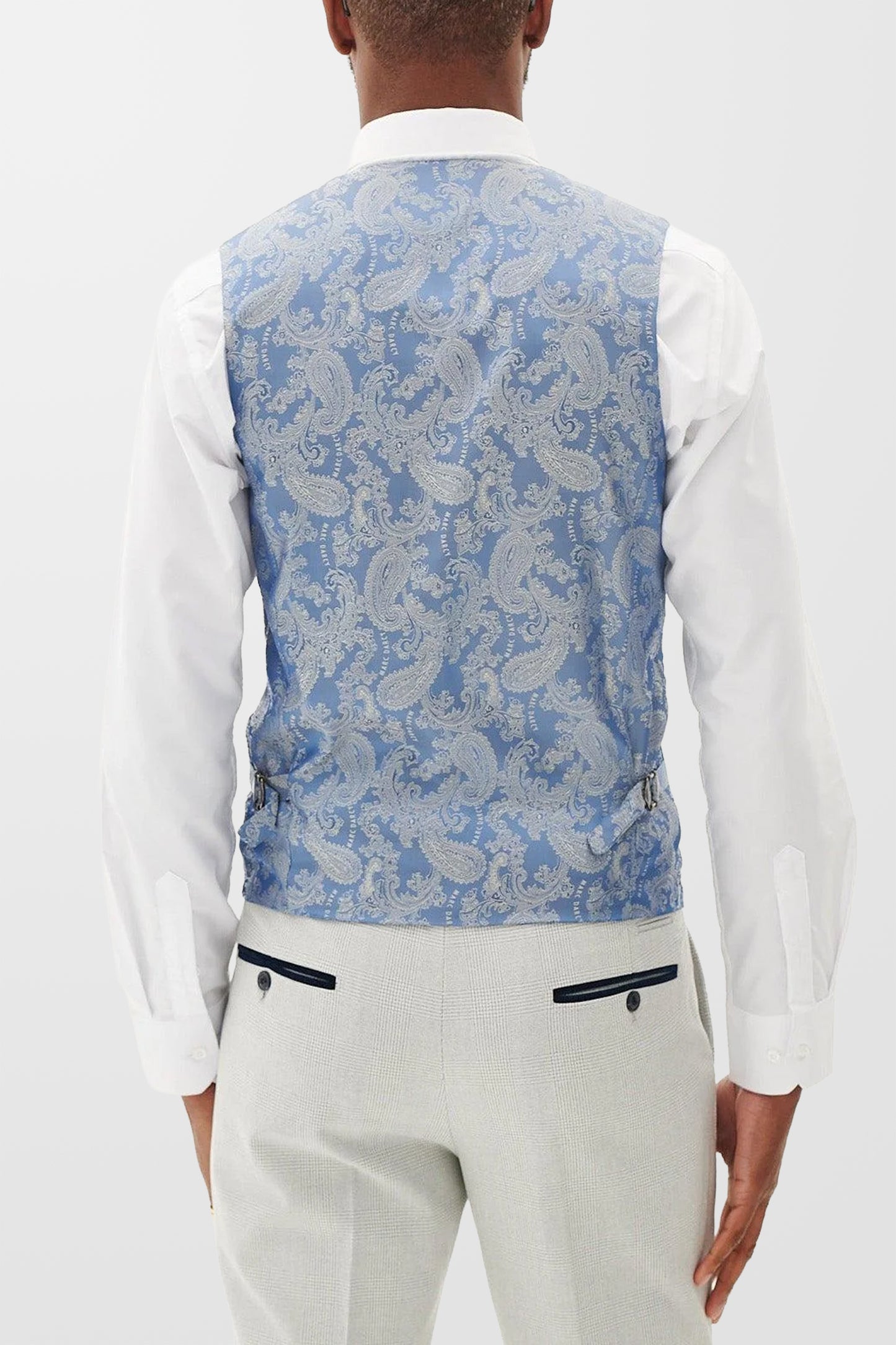 Bromley Stone Check 3pc Suit