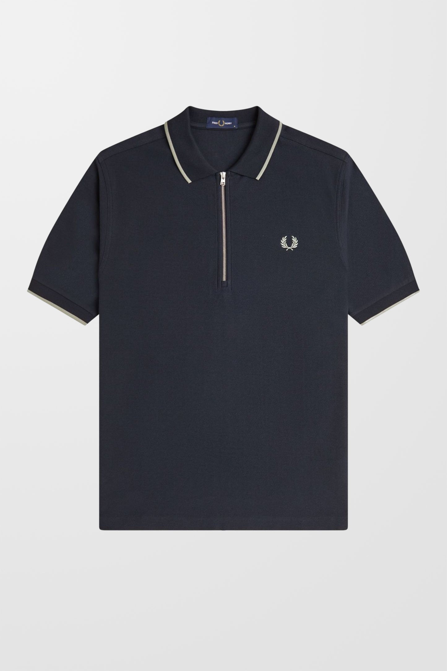 Crepe Pique Polo Shirt (In Navy)