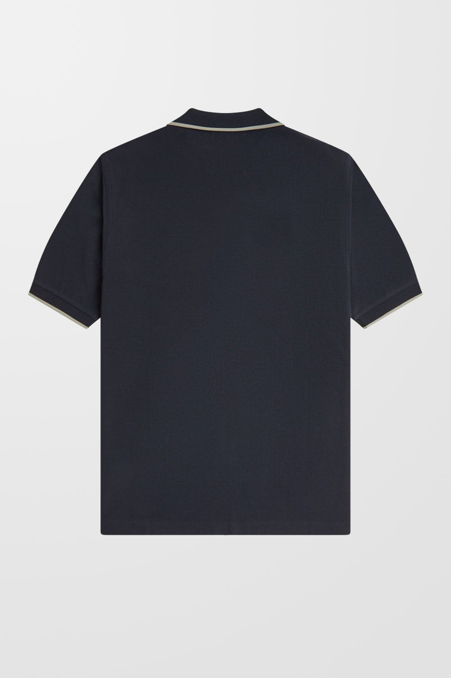 Crepe Pique Polo Shirt (In Navy)