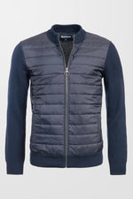 Essential Carn Quilted Jumper (Navy)