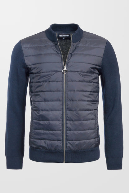 Essential Carn Quilted Jumper (Navy)