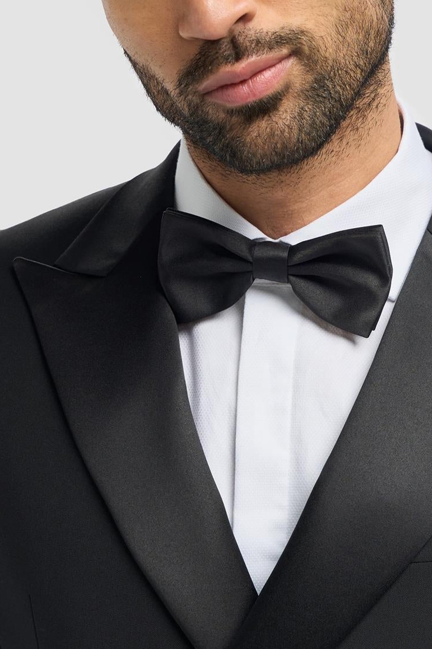 Aspen Black Double Breasted 2pc Tux Suit