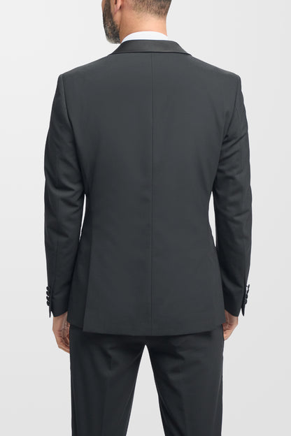 Aspen Black Shawl Neck 2pc Tux Suit
