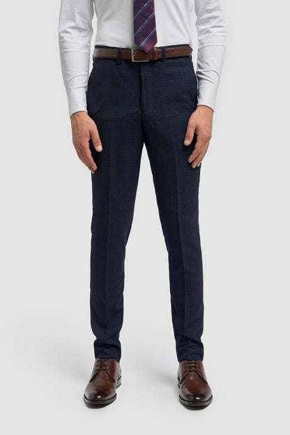 Caridi Navy Check 3pc Suit