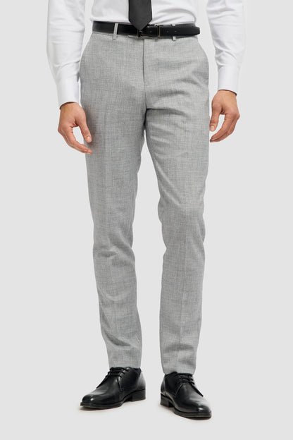 Malibu Grey Plain Tailored 3pc Suit