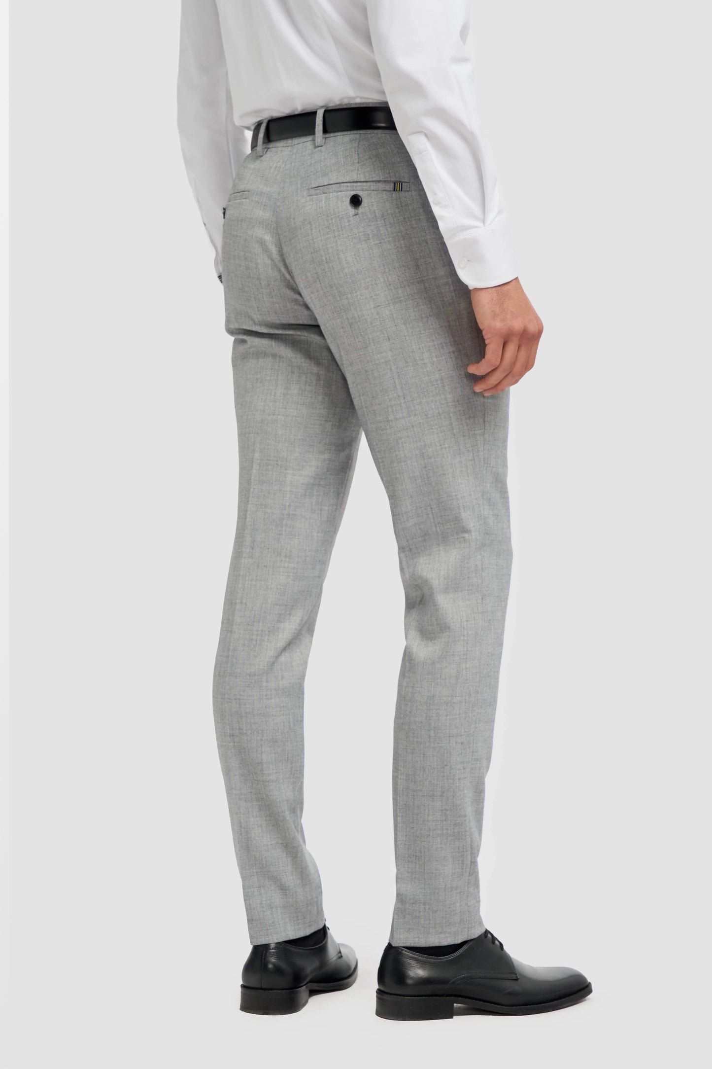 Malibu Grey Plain Tailored 3pc Suit