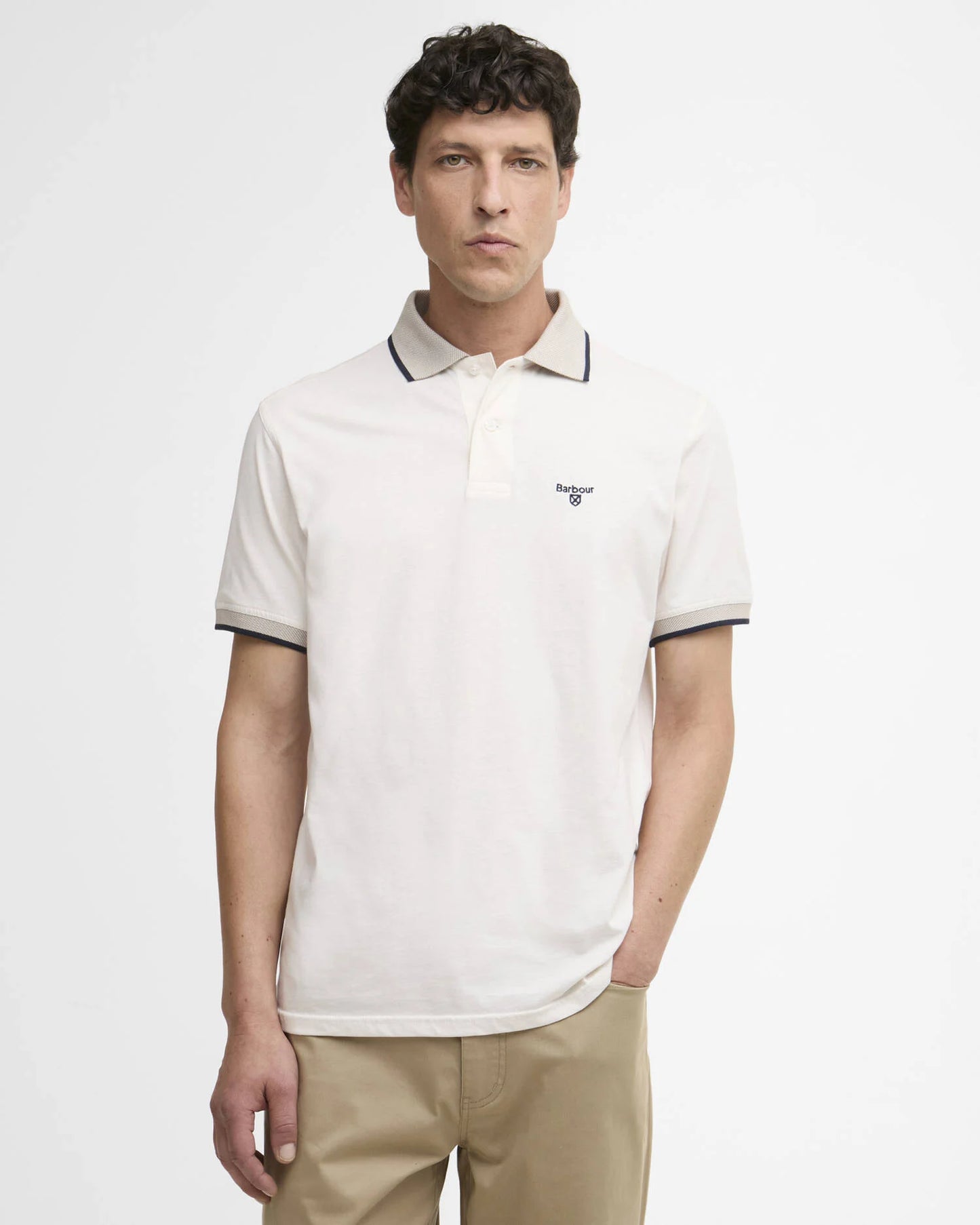 Cornsay Polo Shirt (In Whisper White)