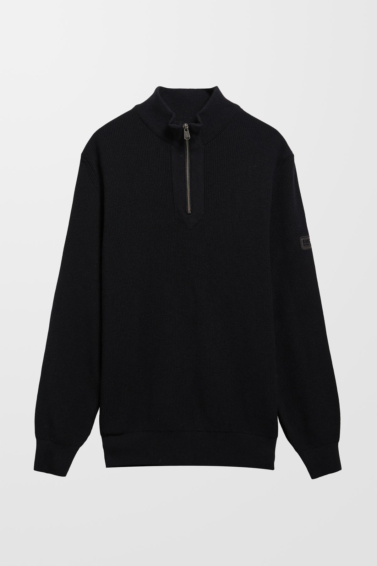 Crawley Quarter-Zip Jumper (Black)