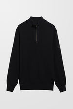 Crawley Quarter-Zip Jumper (Black)