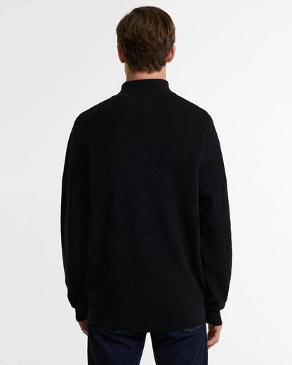 Crawley Quarter-Zip Jumper (Black)