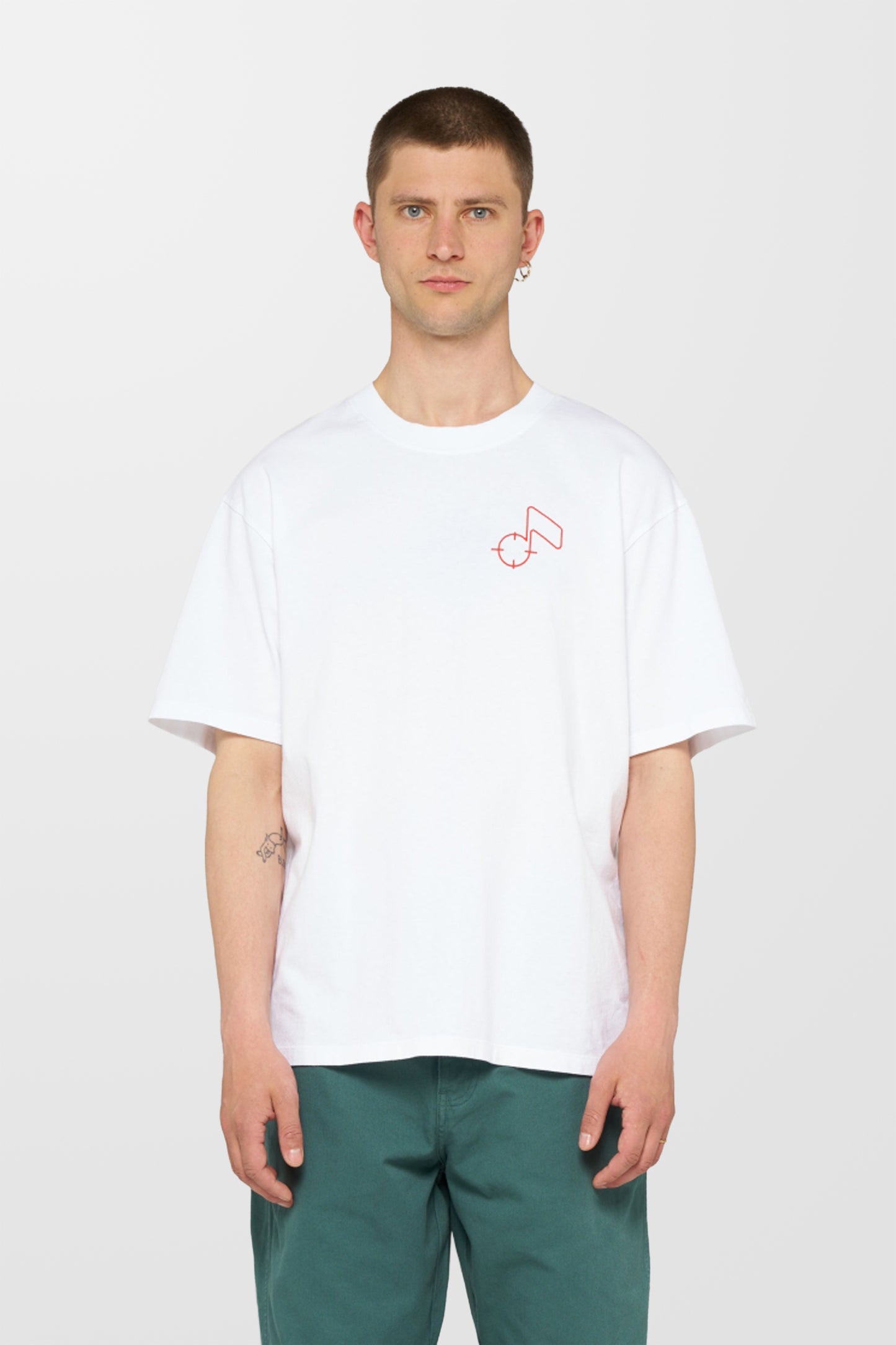 Charmer Oversized T-Shirt (In White)