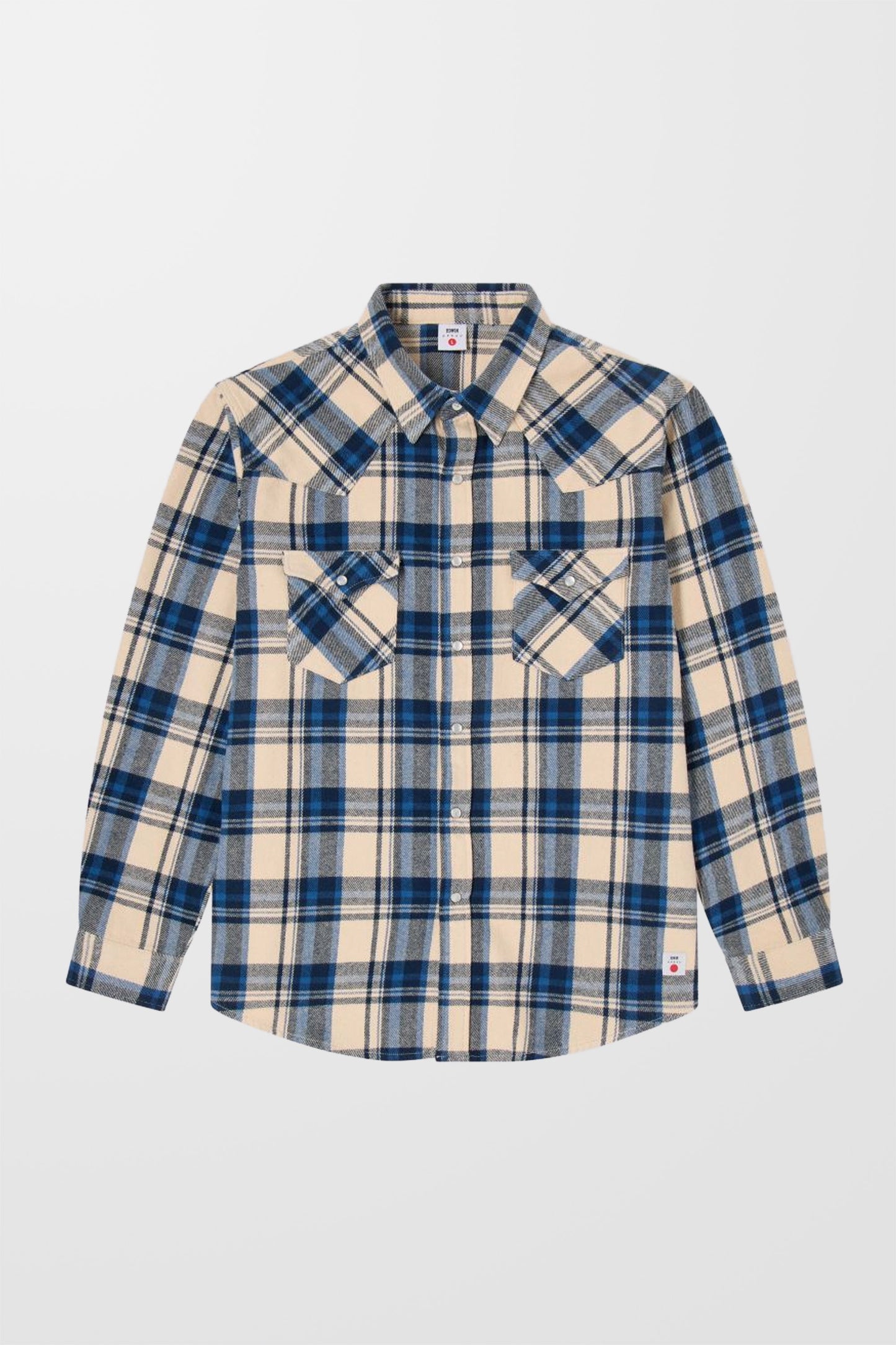 Western Check Overshirt (in Blue)