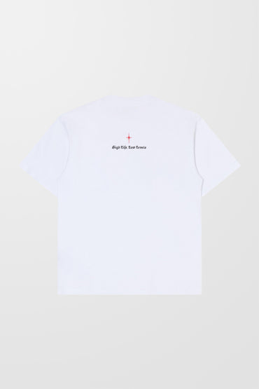 High Life Low Levels Oversized T-Shirt (in White)