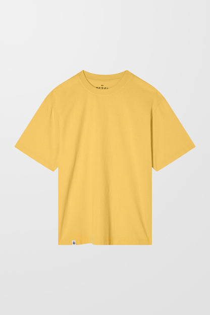 Oversized Basic Plain T-Shirt (in Yellow)