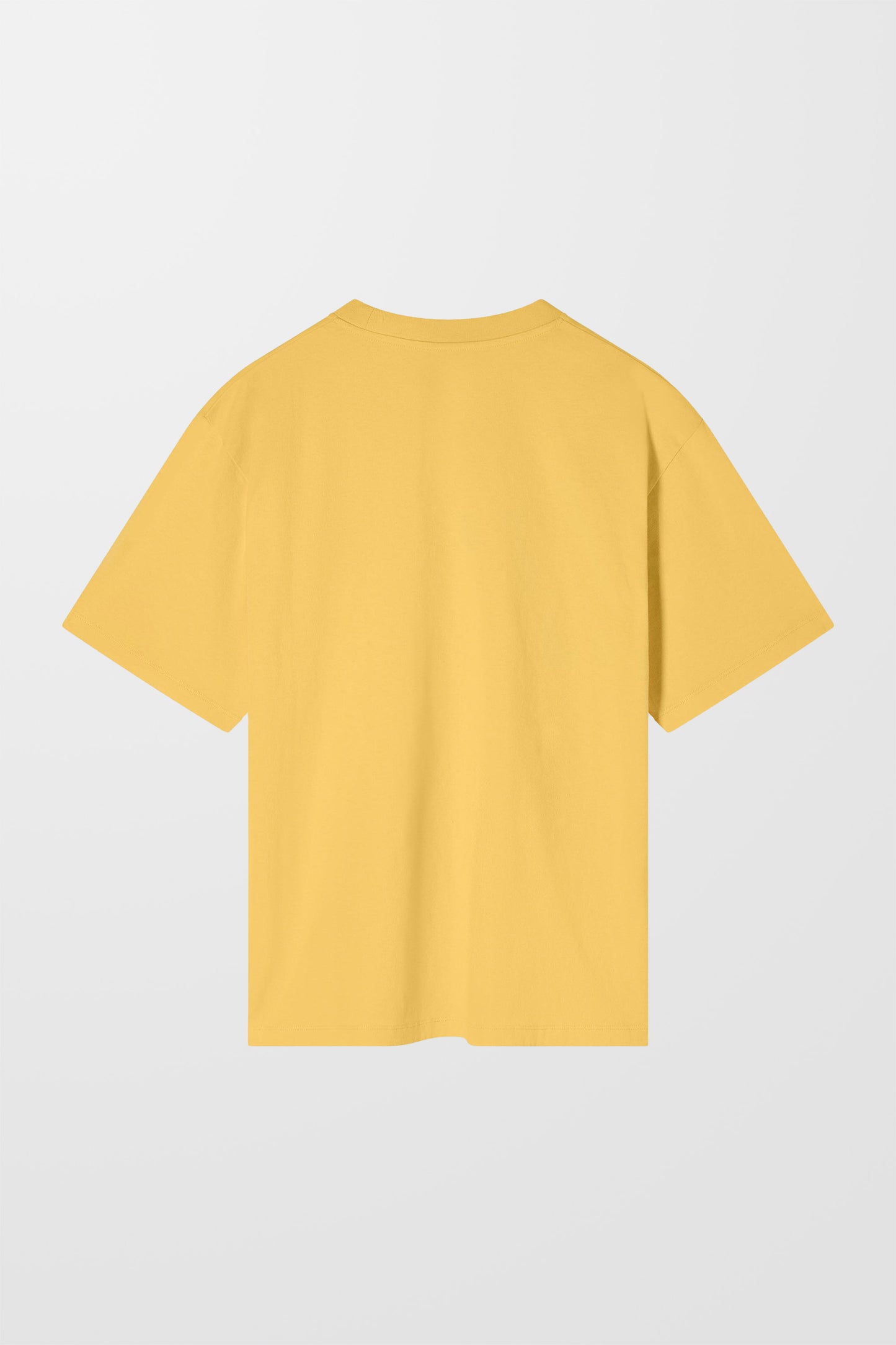 Oversized Basic Plain T-Shirt (in Yellow)