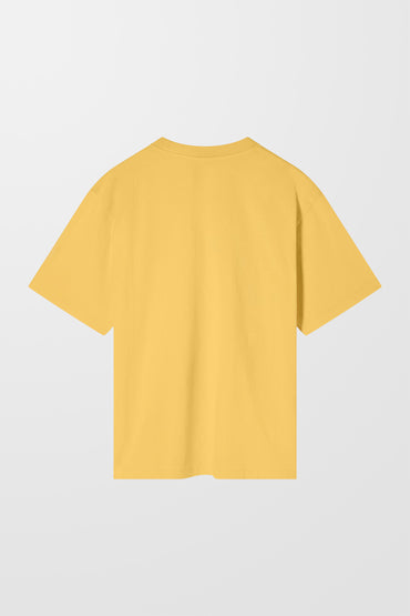 Oversized Basic Plain T-Shirt (in Yellow)