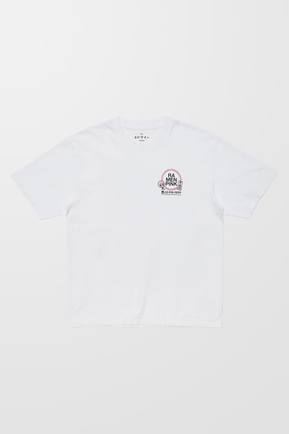 Ramen Pink oversized T-shirt (In White)