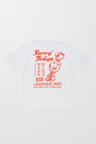 Sorry Tokyo Oversized T-Shirt (In White)