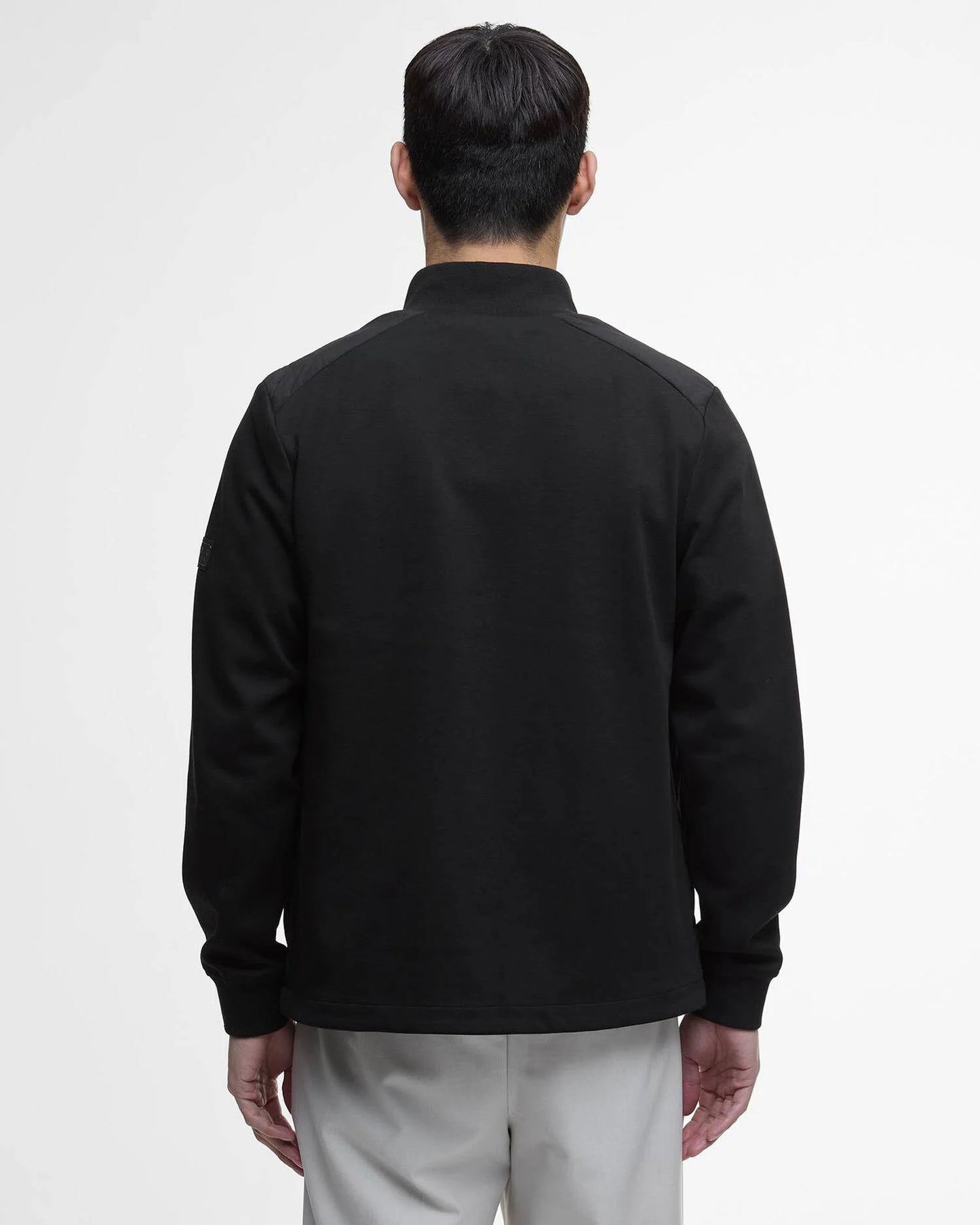 Ethan Quilted Sweatshirt (In Black)