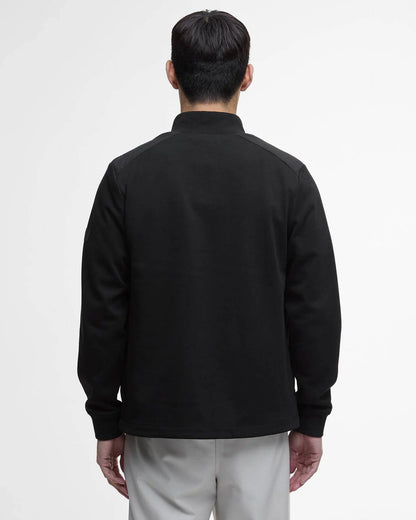Ethan Quilted Sweatshirt (In Black)