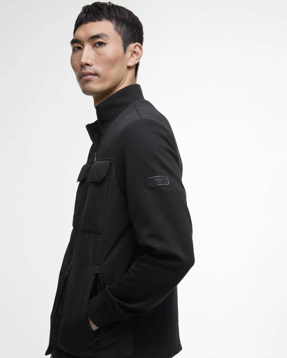 Ethan Quilted Sweatshirt (In Black)