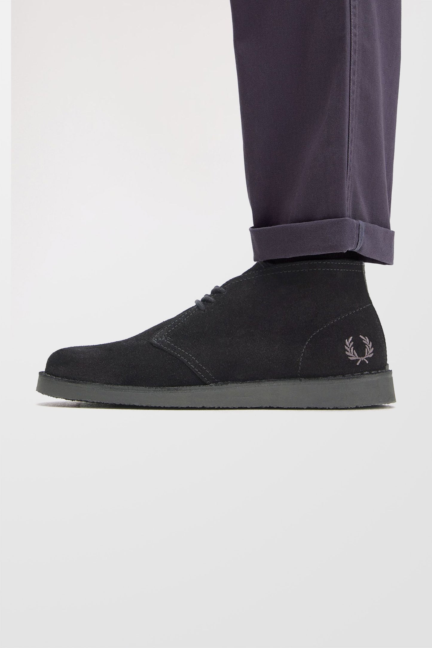 Hawley Suede Desert Boot (in Black)