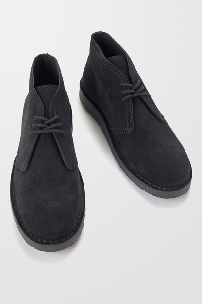 Hawley Suede Desert Boot (in Black)