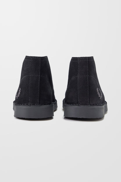 Hawley Suede Desert Boot (in Black)