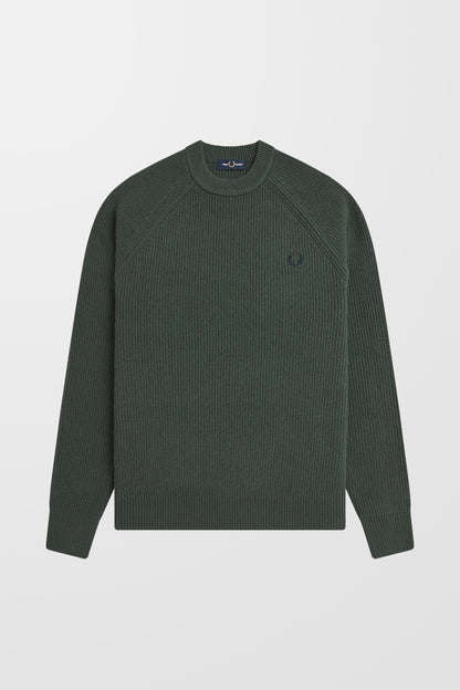 Lambswool Raglan K1548 Jumper (in Green)