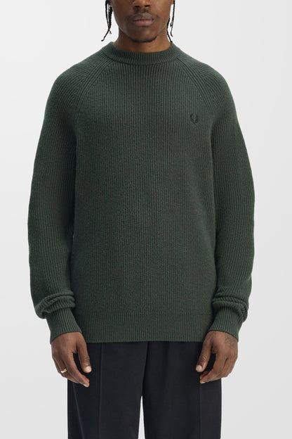 Lambswool Raglan K1548 Jumper (in Green)