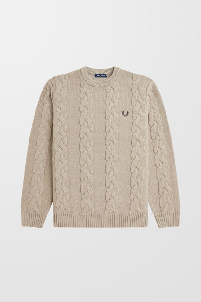 Chunky Cable Knit K8562 Jumper (in Warm Oat)