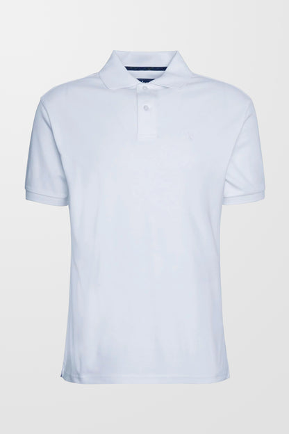 Hylton Interlock Polo (In White)