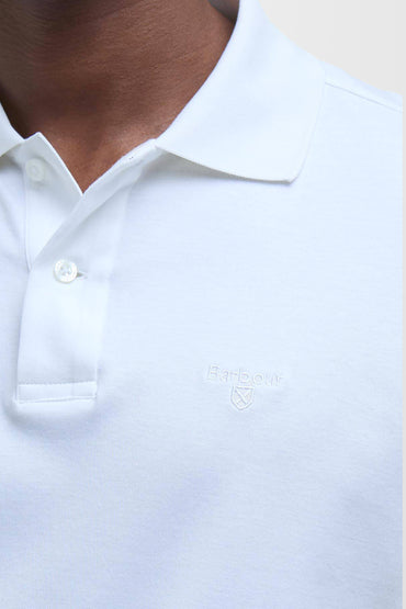 Hylton Interlock Polo (In White)