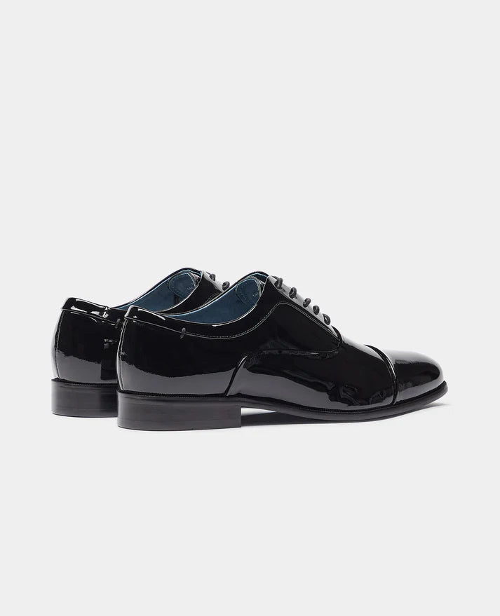 Leather Prato Shoe (Black)